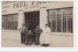 NEUILLY SUR SEINE : Carte Photo Du Garage Automobile - Très Bon état - Neuilly Sur Seine