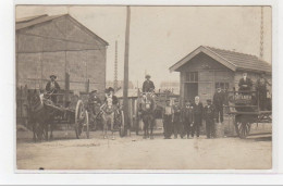 ASNIERES : Carte Photo D'un Attelage Servant Au Transport FONTANIER - Très Bon état - Asnieres Sur Seine