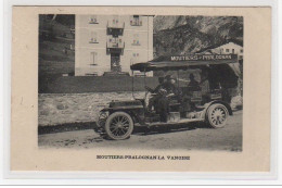 MOUTIERS - PRALOGNAN LA VANOISE : L'autobus -  Bon état (égratignures Au Recto) - Moutiers