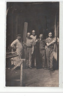 LAC D'HOURTIN - Atelier De Réparation D'hydravions Vers 1920 - CARTE PHOTO - Très Bon état - Autres & Non Classés