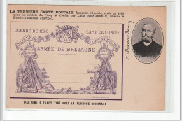 CONLIE - Souvenir Du Camp De Conlié Guerre De 1870 - Léon Besnardeau, Libraire à SILLE LE GUILLAUME - Très Bon état - Conlie