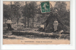 MONTARGIS - Coupe De Bois En Forêt - Très Bon état - Montargis