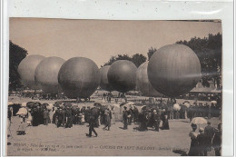 TOURS - Fêtes De Juin 1908 Course De Sept Ballons: Derniers Préparatifs De Départ - Très Bon état - Tours