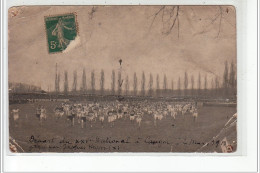 LANGON - CARTE PHOTO - Départ Du XXVè National à Langon 2 Mars 1913 Gagné Par J. Keyser (X) -  état - Langon