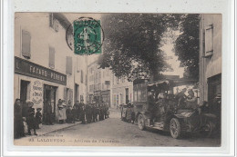 LA LOUVESC - Arrivée De L'Autobus - Très Bon état - La Louvesc