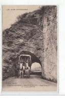 Route De PRUNIERES à BARCELONNETTE - Diligence Sortant Du Tunnel D'UBAYE - Très Bon état - Autres & Non Classés