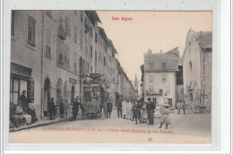 BARCELONNETTE - Place Saint-Maurice Et Rue Manuel - Très Bon état - Barcelonnette