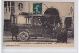 LE CHATELARD : L´autobus Au Départ De La Société Automobile Des Bauges - Bon état (un Coin Plié) - Le Chatelard