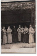 PARIS : Carte Photo De La Boucherie SIMON Au 159 Rue Du Temple - 3ème Arr- Très Bon état - Paris (03)