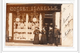 PARIS 17 : Carte Photo Du Magasin De Corset ISABELLE Au 39 Avenue Des Ternes (mode) - Très Bon état - Distrito: 17