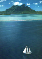 CPM - BORA-BORA - Vue Aérienne (voilier) - Edition Photo E.Christian - Frans-Polynesië