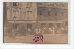 PARIS - CARTE PHOTO  - Maison Brun - Restaurant - 12 Quai De Passy - Très Bon état - Arrondissement: 16