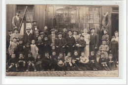 PARIS - CARTE PHOTO - Bourrelerie - Rue Louis Blanc - Photo De Groupe - Très Bon état - Distretto: 10