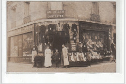 MONTROUGE - CARTE PHOTO - Boutique Nouveautés """"Au Désir De Contenter"""" Rue De Bagneux - Très Bon état - Montrouge