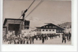 MEGEVE - CARTE PHOTO - Hôtel Le Tremplin - Téléphérique - 1940 - Très Bon état - Megève