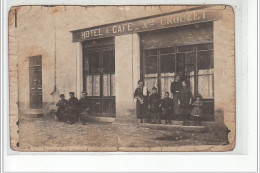 VALENCE - CARTE PHOTO - Hôtel & Café Xavier Crouzet - état - Valence