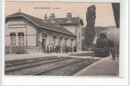 NEUVES MAISONS - La Gare - Locomotive - Très Bon état - Neuves Maisons