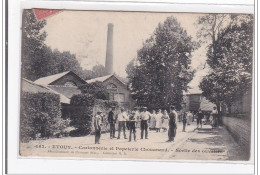 ETOUY : Cartonnerie Et Papeterie Chouanard, Sortie Des Ouvriers - Tres Bon Etat - Liancourt