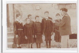 LOUGRATTE : Lot De 2 Cartes Photo, Ecole  - Apprentissage Du Tir Au Fusil - Tres Bon Etat - Other & Unclassified