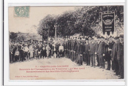 CHATILLON-COLIGNY : Souvenir De L'inauguration Du Tramway, 12 Mai 1907 - Tres Bon Etat - Chatillon Coligny