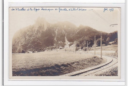 GRENOBLE à VILLARD-de-LANS : Les 3 Pucelles Et La Ligne Electrique (carte Photo) - Tres Bon Etat - Villard-de-Lans