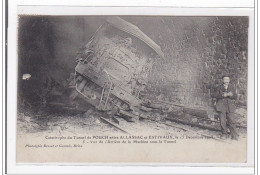 POUCH : Catastrophe Du Tunnel, 15decembre 1908, Vue De L'arriere De La Machine Sous Le Tunnel - Tres Bon Etat - Other & Unclassified