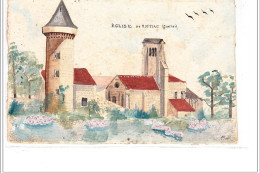 Eglise De ROFFIAC - Carte Illustrée  - Très Bon état - Otros & Sin Clasificación