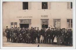 AMBACOURT : Carte Photo De La Caserne De Pompiers - Très Bon état - Mirecourt