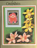 Benin 1999 Orchids Flowers Minisheet MNH - Orchidee