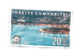 (TURKEY) 2022, CITIES IN THE SLOW CITY MOVEMENT, FOÇA - Used Stamp - Usati