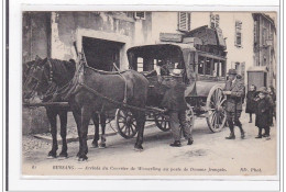 BUSSANG : Arrivée Du Courrier De Wesserling Au Poste De Douanne Francais - Tres Bon Etat - Bussang