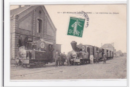 St-ROMAIN-de-COLBOSC : Le Tramway Au Depot - Etat - Saint Romain De Colbosc