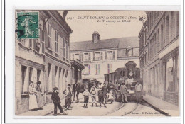 St-ROMAIN-de-COLBOSC : Le Tramway Au Depart - Tres Bon Etat - Saint Romain De Colbosc