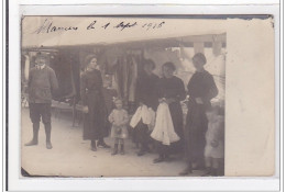 MAMERS : Carte Photo D'un Marché En 1915 - Très Bon état - Mamers
