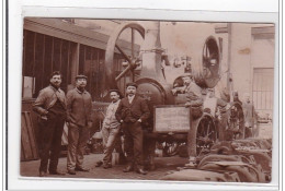 PARIS : Carte Photo """"atelier De L'Est Pousin"""" Pendant Les Inondations De 1910 - Très Bon état - Überschwemmung 1910