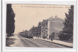 LE BREUIL-en-AUGE : La Gare, Ligne De Trouville (GARE) - Tres Bon Etat - Andere & Zonder Classificatie