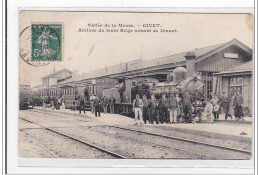 GIVET : Arivée Du Train Belge Venant Du Dinant (GARE) - Tres Bon Etat - Givet