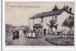 GENEVREUILE : Restaurant De La Gare - Tres Bon Etat - Autres & Non Classés