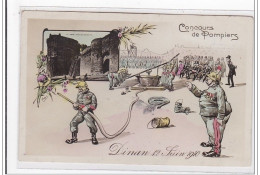 DINAN : Concours De Pompiers, Dinan 12 Juin 1910 - Tres Bon Etat - Dinan