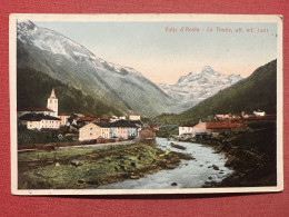 Cartolina - Valle D'Aosta - La Thuile - 1917 - Andere & Zonder Classificatie