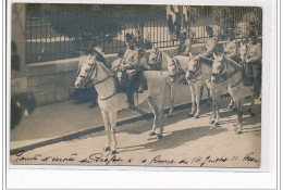 VESOUL - CARTE PHOTO : 14 Juillet - MILITAIRES - Très Bon état - Vesoul