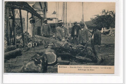 BELLEME : Rue De Paris - Usine Duvinage - Le Chantier Débitage Du Bois - Très Bon état - Autres & Non Classés