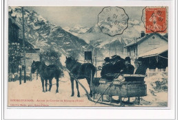 BOURG D'OISANS - Arrivée Du Courrier De Briançon (Hiver) - Très Bon état - Bourg-d'Oisans