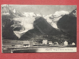 Cartolina - Francia - Chamonix - Village Et Glacier Des Bossons - 1910 - Unclassified