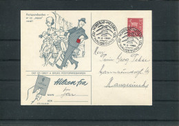 1965 Norway Nordsjo Messen HAUGESUND Hilsen Fra Postsparesbanken Illustrated Postcard - Cartas & Documentos