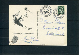 1962 Norway ODDA Landskappleinken Hilsen Fra Postsparesbanken Illustrated Postcard - Cartas & Documentos