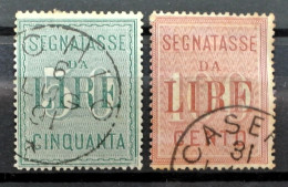 ITALIEN 1884 " Dienstmarken " Michelnr 2/3  Sehr Schon Gestempelt € 42,00 - Otros & Sin Clasificación