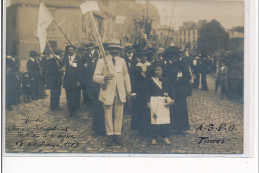 TOURS - CARTE PHOTO - CONCOURS DE PECHE - Très Bon état - Tours