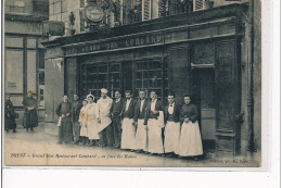 BREST - Grand Bar Restaurant Lombard - En Face, Les Halles - Très Bon état - Brest