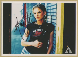 Ana Johnsson - Swedish Singer - Nice Signed Photo - 2000s - COA - Cantantes Y Musicos